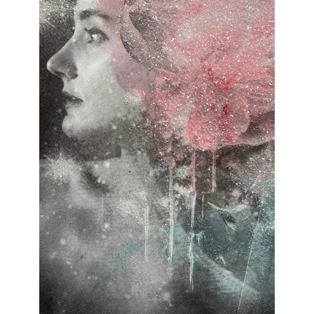 Hand painted screen print with diamond dust on 410 gsm Saunders Waterford Paper 15 x 15 inches / 38 x 38 cm Edition of 16...