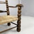 Set of Mid-Century Modern Italian Armchairs in Wood and Straw, 1960s For Sale - Image 9 of 18
