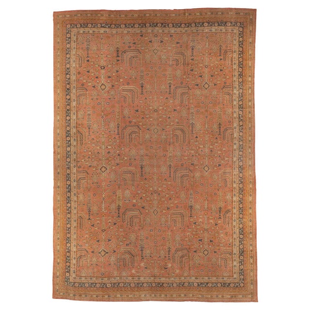 Oversize Cypress Willow Tree Turkish Oushak For Sale - Image 15 of 18