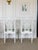 Thomas Chippendale Mid 20th Century Pair of White Gesso Chinese Chippendale Armchairs For Sale - Image 4 of 8