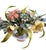 Vintage Italian Tole Flowers / Floral Bouquet Arrangement Sculpture in Pot, Made in Italy For Sale In Dallas - Image 6 of 12