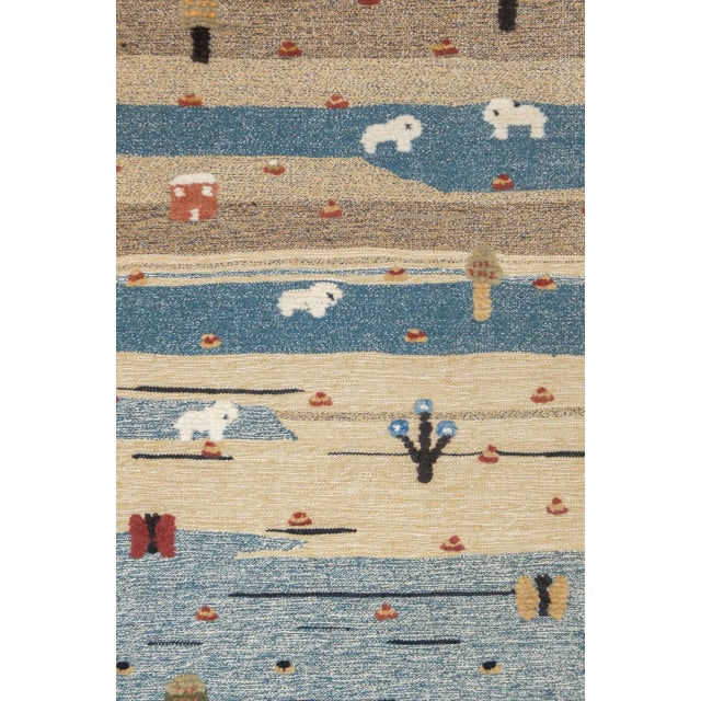 Turkish Fine Vintage Turkish Kilim Rug 3'8'' X 5'7'' For Sale - Image 3 of 5