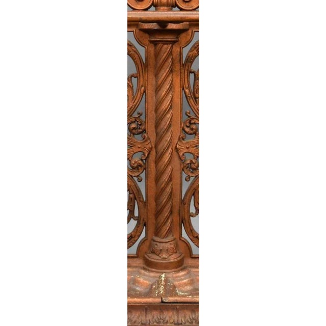 Victorian Cast Iron Stick Stand by Falkirk Foundry, 1880 For Sale - Image 6 of 10