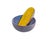 A 2004 ceramic sculpture by the American artist Valerie Eickmeier. This sculpture is made of two vessels: a blue and...