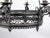 Black 1900s French Turn of the Century Iron Chandelier with Six Lights and Scrollwork For Sale - Image 8 of 10