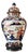 18th Century Japanese Covered Potiche in Arita Porcelain with Imari Decoration, , 1690 For Sale