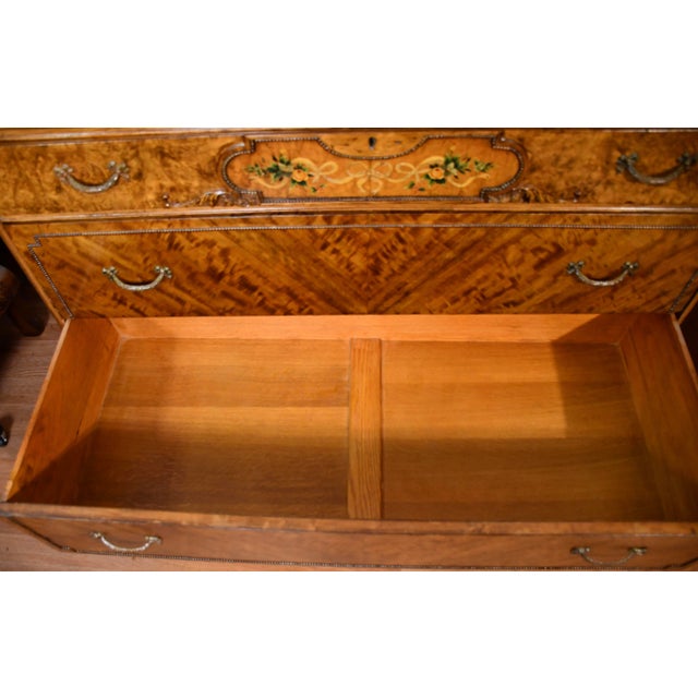 1920s Set P.Nathan Sons, Inc. New York French Kingwood High Dresser & Low Dresser, 2 Pieces For Sale - Image 12 of 18