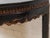 Antique Chinese Black Lacquer Demi-Lune Console Table For Sale In Los Angeles - Image 6 of 9