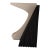 Arteriors Ivory Rice Stone and Black Bookend (Large) For Sale