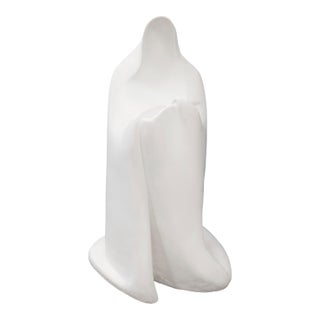 Richard Kozlow - Joseph, 1996 White Cast Resin Modern Sculpture 44" X 30" X 26.5 For Sale