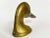 Vintage Solid Brass Mallard Duck Head Bottle Cap Opener For Sale - Image 4 of 7