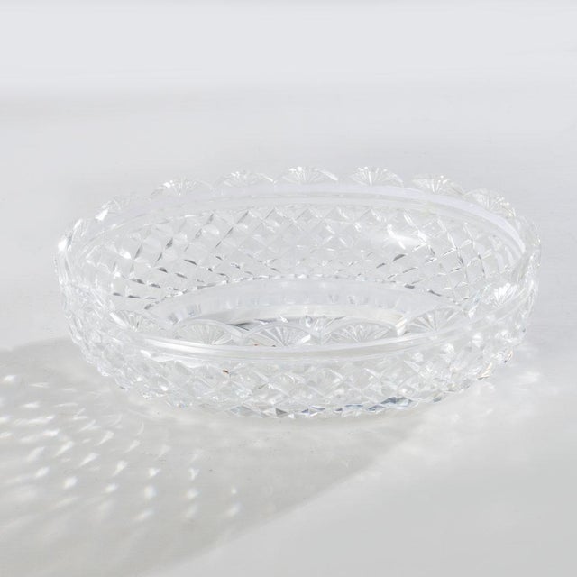 Beautifully cut Waterford oval bowl. Perfect for serving at a dinner party or to add a distinct class in the dining room...