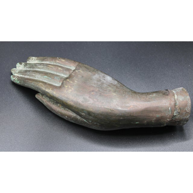 Vintage Bronze Hand Sculpture Chairish