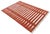 Not Yet Made - Made To Order Handmade Cotton Area Rug Vegetable Dyed Terracotta Red & White Striped Dhurrie - 5'x7' For Sale - Image 11 of 11