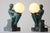 Délassement Table Lamps by Max Le Verrier, 1930, France, Set of 2 For Sale - Image 9 of 14
