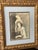 Drawing/Sketching Materials Marie Laurencin Female French Artist Fille Avec Chat Signed Marie Laurencin' (Lower Right) Charcoal Wash and Crayon on Paper Laid Down to Board For Sale - Image 7 of 12