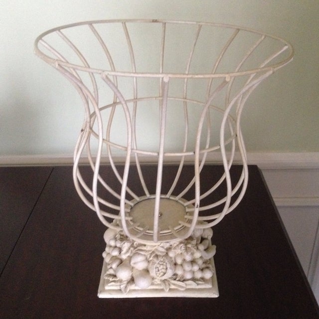 Vintage French Style Wire Garden Urn Planter Chairish