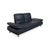 Blue Leather Rivoli Two-Seater Sofa with Manual Function from Koinor For Sale - Image 5 of 18
