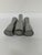 Erika Pekkari Steel Candlestick Holders, 1990s - Set of Three For Sale - Image 13 of 13