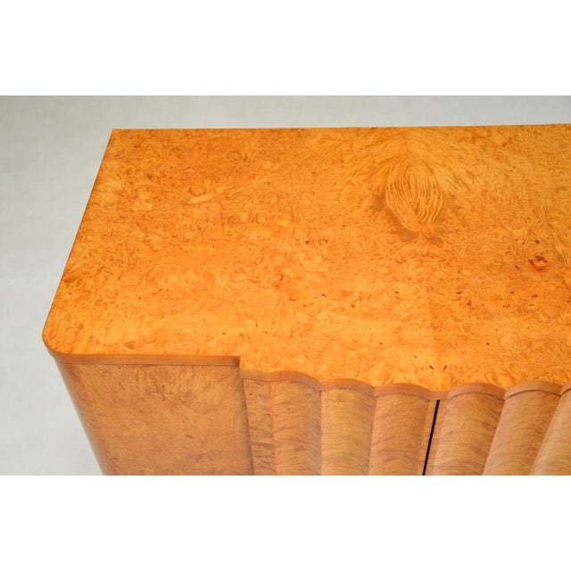 Wood Art Deco Burr Walnut Cabinet from Harry and Lou Epstein, 1930s For Sale - Image 7 of 11