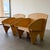 Vintage Postmodern Plywood Puzzle Chair with Matching Ottoman. This striking sculptural chair is crafted from interlocking...