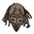 Authentic Chokwe Chikunga Mask With Bamboo Headdress, Hand-Carved Congo Wood Tribal Art For Sale