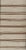 Mid 20th Century Minimalist Design Vintage Kilim Runner With Stripes in Brown and Ivory For Sale - Image 9 of 12