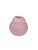 Paper Postmodern Light Peach Pink Painted Corrugated Cardboard Vase by Flute Chicago, 1980s For Sale - Image 7 of 9