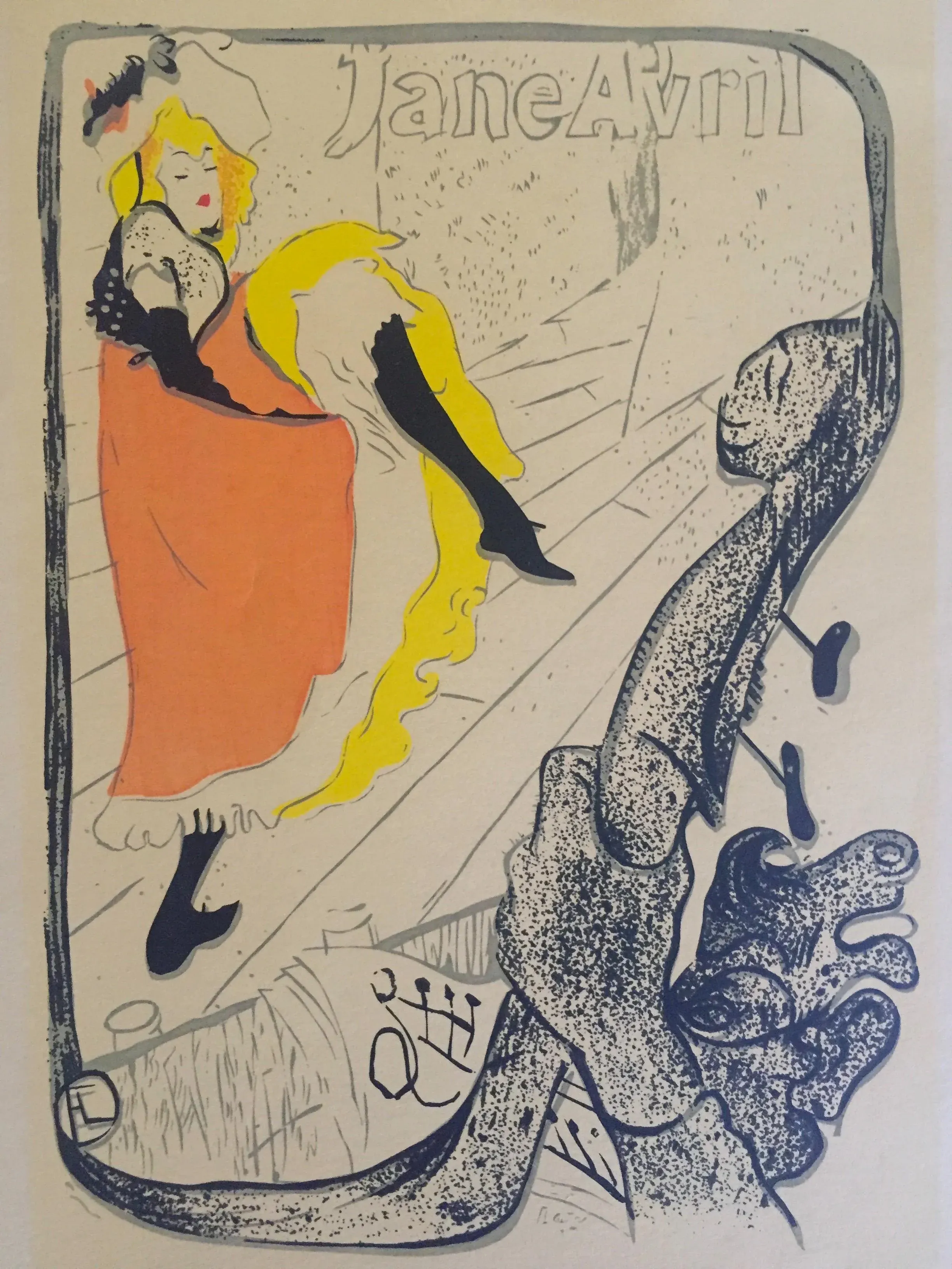 アロイス・カリジェ、【ラック・ダ・ラウス】、希少画集画より toulouse-lautrec-vintage-1940s
