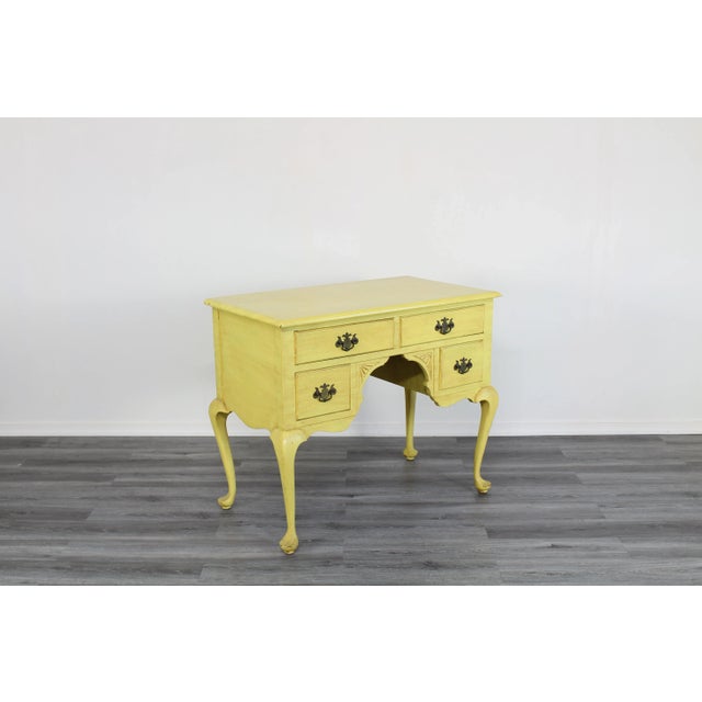 Vintage Queen Ann Style Console Table For Sale - Image 4 of 10