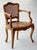 French Pair of 1960s French Wood and Cane Arm Chairs Louis XV Style by Marie Albert For Sale - Image 3 of 18