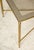 Rectangular Brass Coffee/Cocktail Table With Smoked Glass on Stretcher Base For Sale - Image 10 of 11