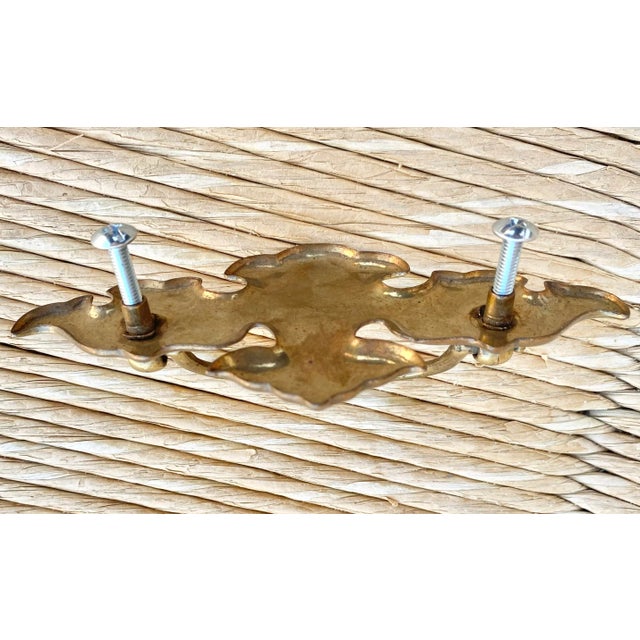Chippendale Brass Drawer Pulls, Set of 6 For Sale - Image 12 of 12
