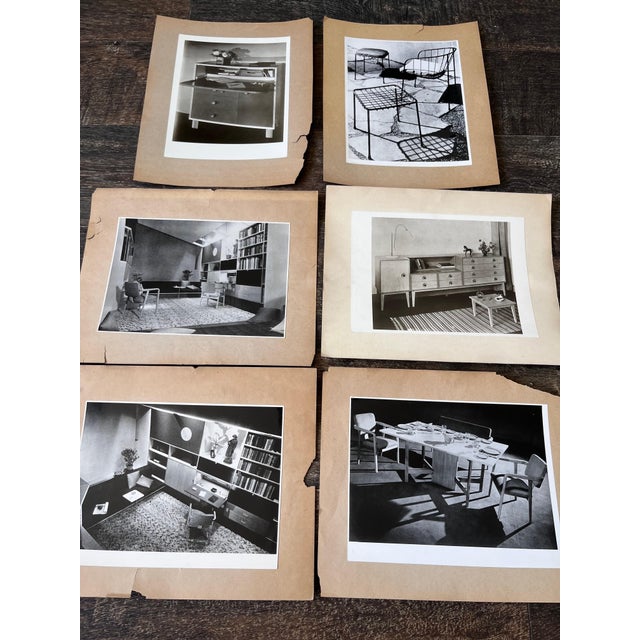 George Nelson Original Photos of George Nelson Furniture, 1951, Set of 6 For Sale - Image 4 of 8