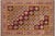 Vintage Soumak Red/Green Wool Rug - 5'0'' X 7'2'' For Sale - Image 9 of 10