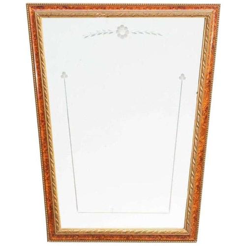 Mid-Century Modern Spanish Handcrafted Wooden Mirror, 1950 For Sale - Image 12 of 13