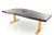Crafted from a single, majestic slab of wood spanning an impressive 98 inches in length, this exquisite table embodies...
