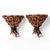 Hollywood Regency Hollywood Regency Style Composition Faux Bamboo Wall Brackets - Pair For Sale - Image 3 of 5