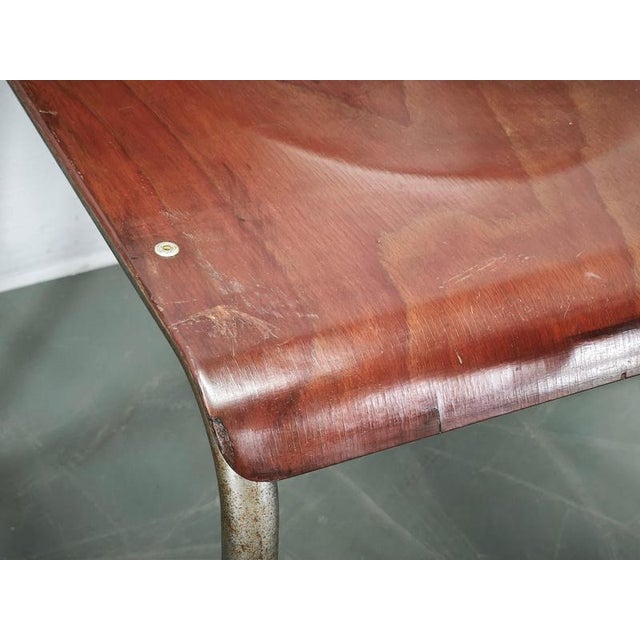 Dutch Industrial Plywood 106 Chairs from Gispen, 1960s, Set of 6 For Sale - Image 15 of 18
