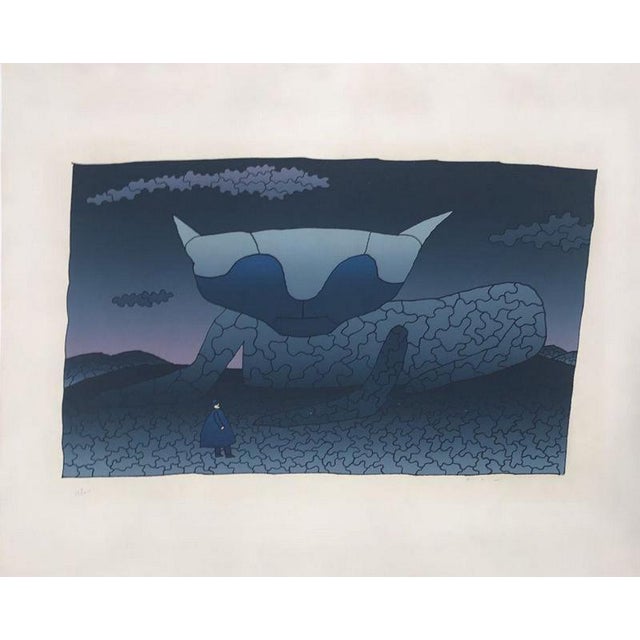 Silksreen, 1973 Handsigned by the artist in pencil and numbered 13/200 Publisher : Editions Galerie Jacques Marquet...