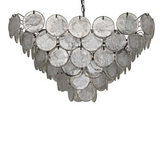 NOIR Scala Glass Disc Chandelier For Sale