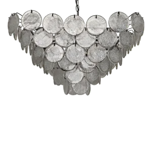NOIR Scala Glass Disc Chandelier