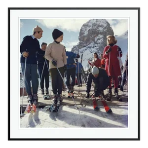 Cortina D’Ampezzo 1962 by Slim Aarons Framed C-Print