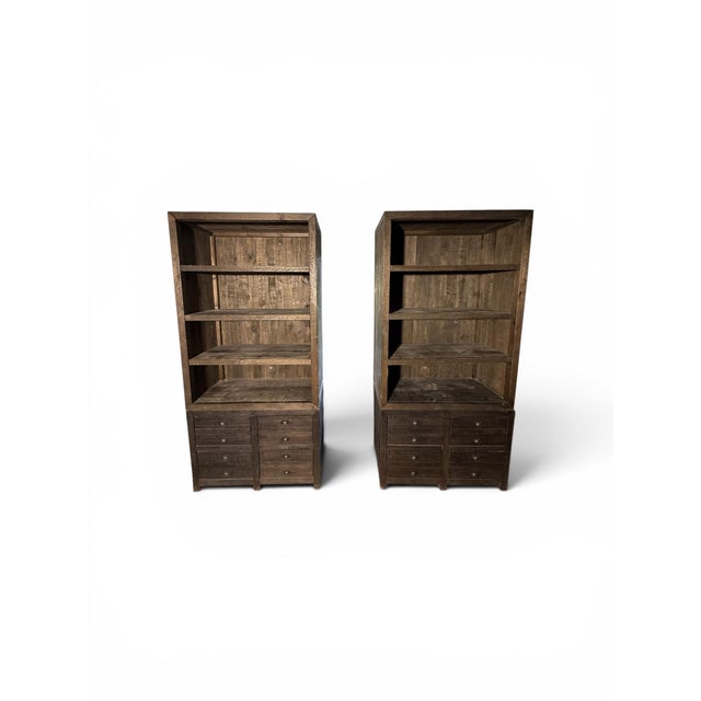 Chestnut West Elm Emmerson Bedroom Set, Reclaimed Wood, (Full Size Bed) For Sale - Image 8 of 16