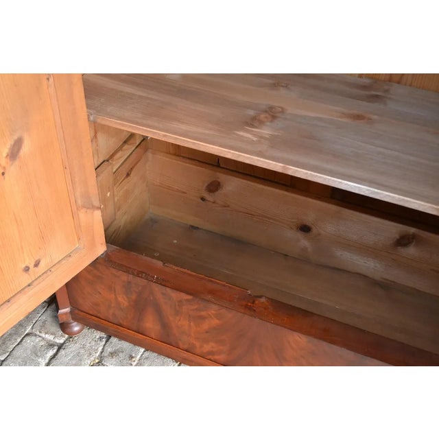 Brown Antique Art Deco Mahogany Maids Cupboard For Sale - Image 8 of 11