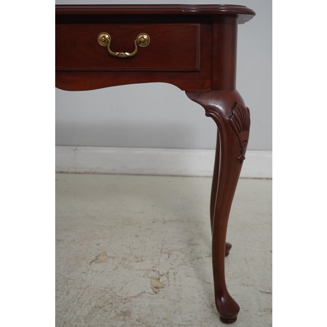 Ethan Allen Georgian Court Cherry Sofa Table For Sale - Image 11 of 18