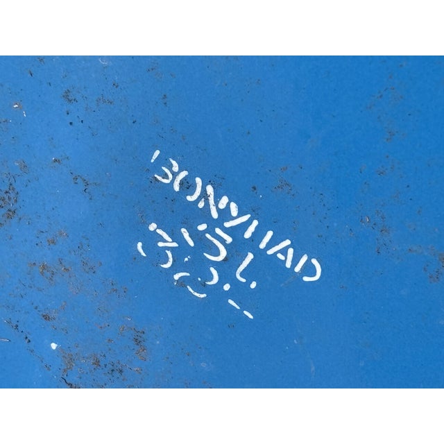 Blue Early 20th Century European Enamelware 5 Liter / 3.2 Gallon Lidded Bucket - Fjord Blue For Sale - Image 8 of 9