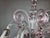 20th Century Murano Glass 6-Arm Chandelier with Scrollwork For Sale - Image 6 of 9