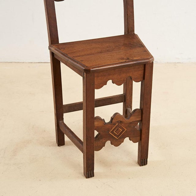Antique Wooden Chair For Sale - Image 3 of 7