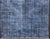 Traditional Vintage Hand Knotted Turkish Overdyed Oushak Rug in Dark Blue and Charcoal For Sale - Image 3 of 12